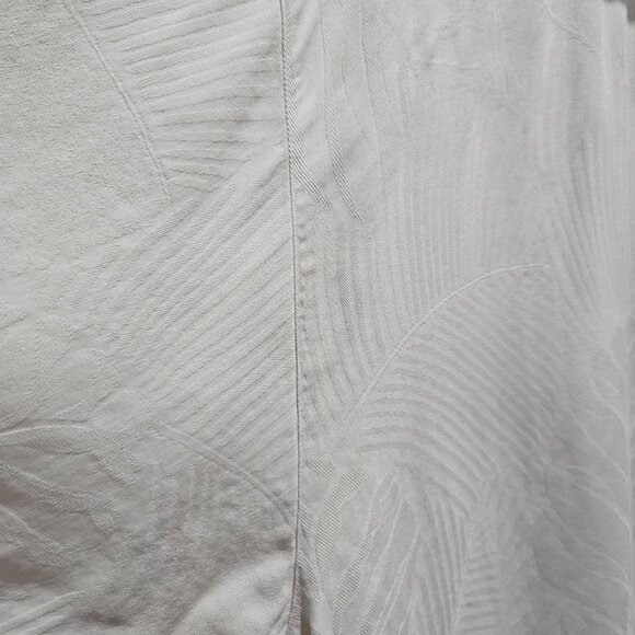Tommy Bahama Silk Button Down Cream Short Sleeved Shirt Mens XL Relax Fit - Picture 15 of 15